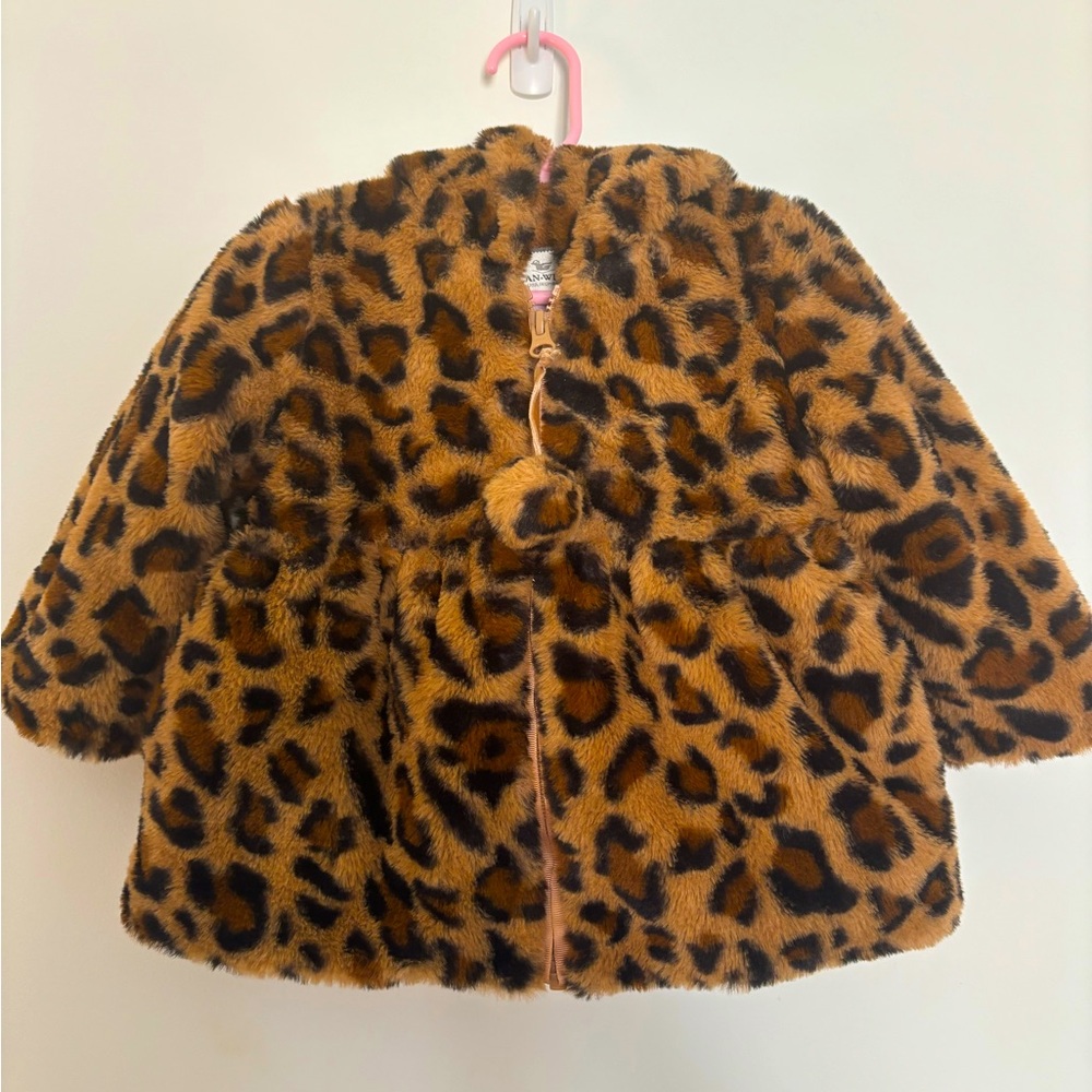 18M Faux Fur Leopard Jacket